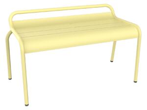 Fermob - Luxembourg Compact Bench - Frosted Lemon - Trädgårdsbänkar - Frédéric Sofia - Gul