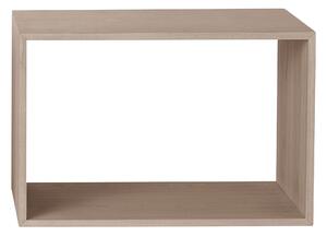 Muuto - Stacked 2.0 Oak Large Open - Hyllor & Hyllsystem - Julien De Smedt - Träfärgad - Trä