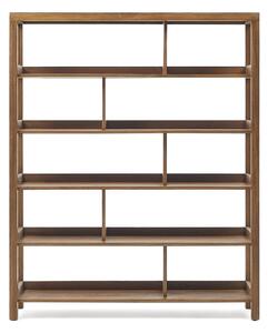 KAVE HOME Sashi bokhylla, rektangul&aumlr - naturligt teak