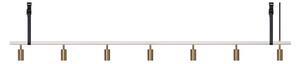 Rubn - Long John 7 White/Brass / Black Leather - Takkronor - Niclas Hoflin - Guld,Vit