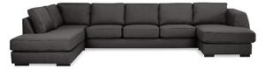 CLARKSVILLE U-soffa Large med Divan Höger Mörkgrå -