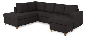 NEW YORK U-soffa Large Divan Höger Antracit -