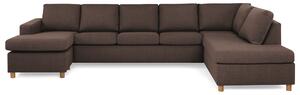 NEW YORK U-soffa XL Divan Vänster Brun -