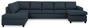 NEW YORK U-soffa XL Divan Höger Mörkblå -