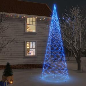 Julgran med markspett 3000 blåa lysdioder 800 cm