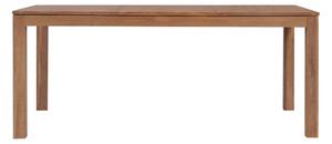Matbord i massiv teak med naturlig finish 180x90x76 cm - Brun