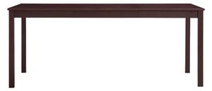 Matbord mörkbrun 180x90x73 cm furu - Brun