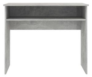 Skrivbord betonggrå 90x50x74 cm spånskiva - Grå