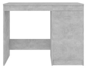 Skrivbord betonggrå 100x50x76 cm spånskiva - Grå