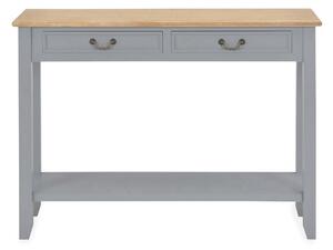 Avlastningsbord grå 110x35x80 cm trä - Grå