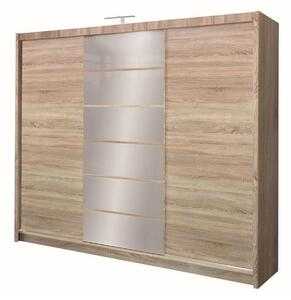 Malibu Garderob 250x61x215 cm - Beige