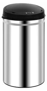 Soptunna med automatisk sensor 40 L rostfritt stål - Silver