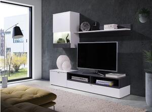 Roco TV-möbelset & LED - Vit