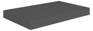 Svävande vägghylla svart 40x23x3,8 cm MDF - Svart