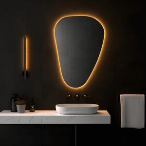 Asymmetrisk spegel med LED-Belysning Baez