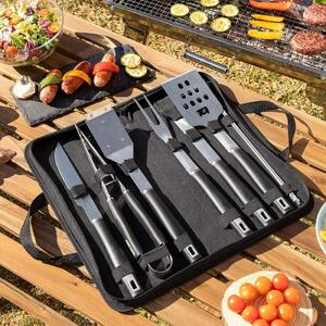 Set med Grillredskap - Smart Bärväska - 12 Delar