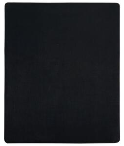 Dra-på-lakan jersey svart 90x200 cm bomull