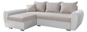 Abbeyfield 3-sits Hörnbäddsoffa Beige/Vit -