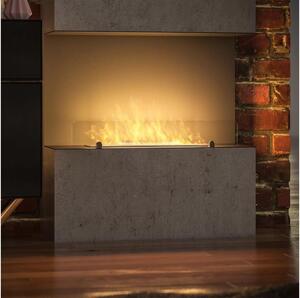 InFire - Built-in BIO fireplace 80x45 cm 3kW svart
