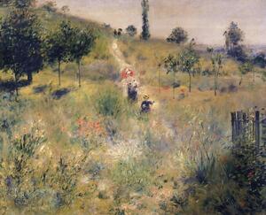 Pierre Auguste Renoir - Konsttryck The Path through the Long Grass, c.1875, (40 x 35 cm)