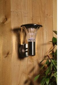 Luxform Trädgårdslampa LED vägglampa Reims soldriven rostfritt stål