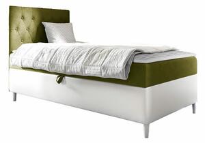 Boisdale Sängram 90x200 cm Grön/Vit -