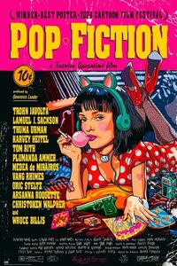 Poster, Affisch Pop Fiction