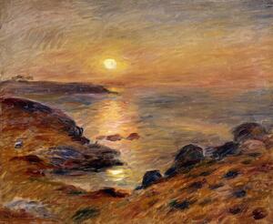 Bildreproduktion The Setting of the Sun at Douarnenez; Couche de Soleil a Douarnenez, 1883, Renoir, Pierre Auguste