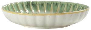 VEGA Djup tallrik Flora; 30 cl, 23x4.6 cm (ØxH); Grön/Beige; Rund; 4 Styck / Förpackning