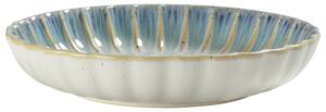 VEGA Djup tallrik Flora; 30 cl, 23x4.6 cm (ØxH); Blå/Beige; Rund; 4 Styck / Förpackning