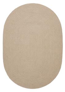 KAVE HOME Rodhe utomhusmatta, oval - beige 100% PET