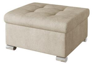 Trefor Fotpall 68 cm Beige Creme -