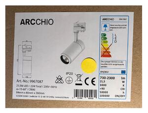 Arcchio - LED spotlight för skensystem NANNA LED/21,5W/230V