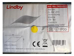 Lindby - LED väggbelysning SALKA 2xLED/2W/230V
