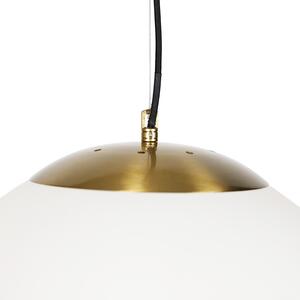 Skandinavisk hängande lampa opalglas 40 cm - Ball 40
