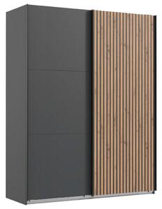 Tolóajtós szekrény 200/218/65 cm 2-dörrar