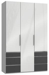GARDEROB 150/236/58 cm 3-dörrar