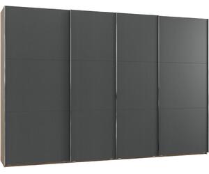 SKJUTDÖRRSGARDEROB 350/236/65 cm 4-dörrar