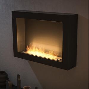 InFire - Wall BIO fireplace 80x56 cm svart