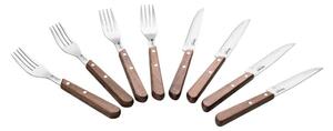 Lamart - Steak cutlery kit 8 delar valnöt