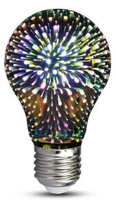 LED 3D Dekorativ glödlampa FILAMENT A60 E27/3W/230V 3000K