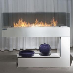 InFire - BIO fireplace 110x85,5 cm vit