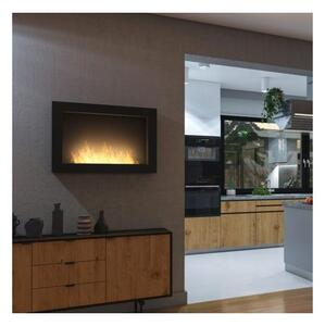 InFire - Wall BIO fireplace 100x56 cm svart