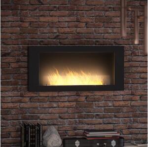InFire - Wall BIO fireplace 120x56 cm svart