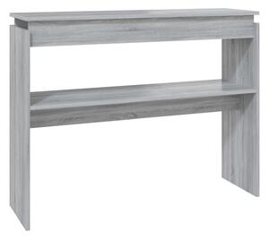 BeBasic Avlastningsbord grå sonoma 102x30x80 cm konstruerat trä -