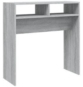 BeBasic Avlastningsbord grå sonoma 78x30x80 cm konstruerat trä -