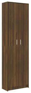BeBasic Hallgarderob brun ek 55x25x189 cm konstruerat trä -