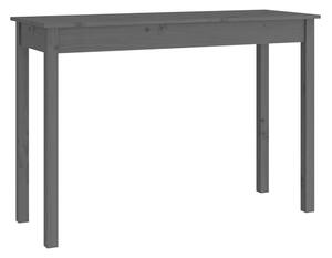 BeBasic Konsolbord grå 110x40x75 cm massiv furu -