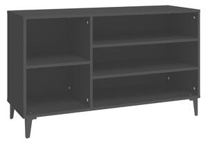 BeBasic Skoskåp svart 102x36x60 cm konstruerat trä -
