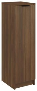 BeBasic Skoställ brun ek 30x35x100 cm konstruerat trä -